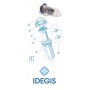 Soporte electrodos Domotic de Idegis, R-015-05 